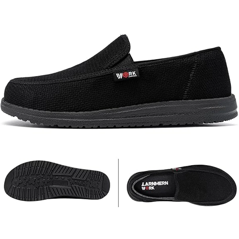 Мужские ботинки с металлическим носком цвет черный/песочный