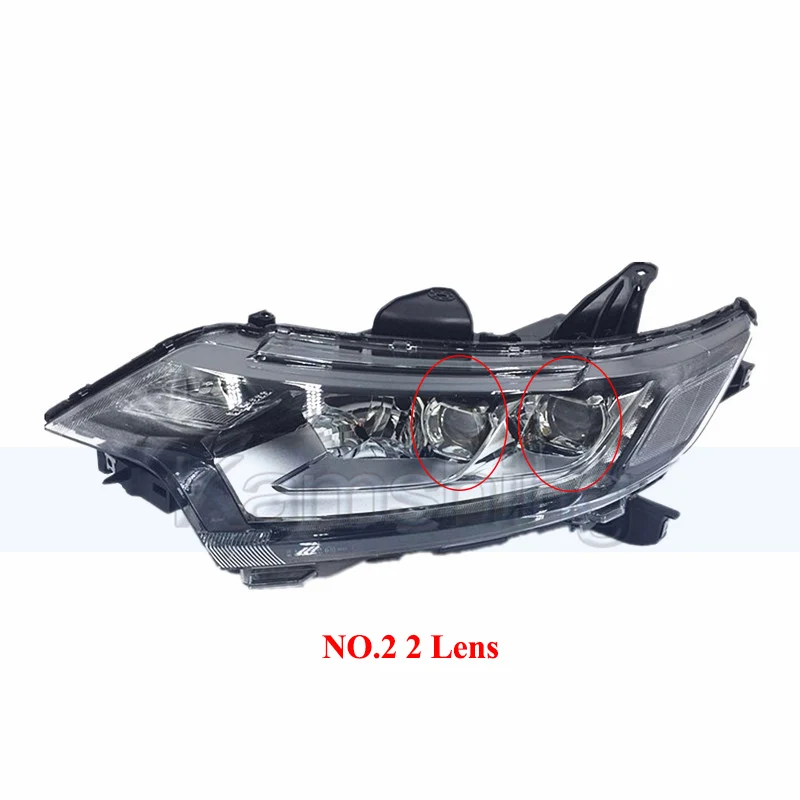 

Передний бампер Kamshing, головной фонарь для Mitsubishi Outlander 2016-2021, фара, передний указатель поворота