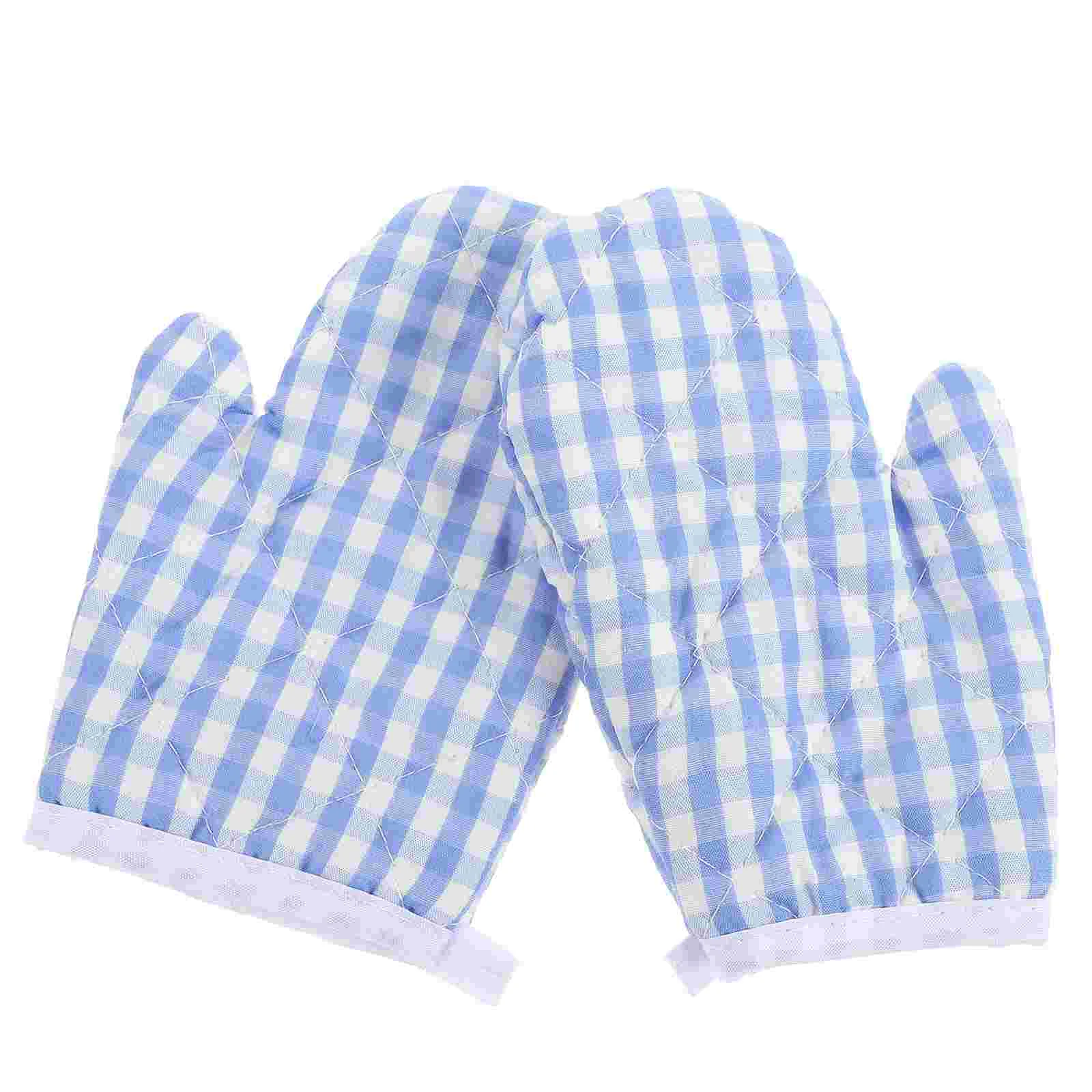 

Gloves Oven Mitts Kids Kitchen Microwave Baking Heat Cooking Children Resistant Mittensglove Mitt Grilling Child Anti Bbq