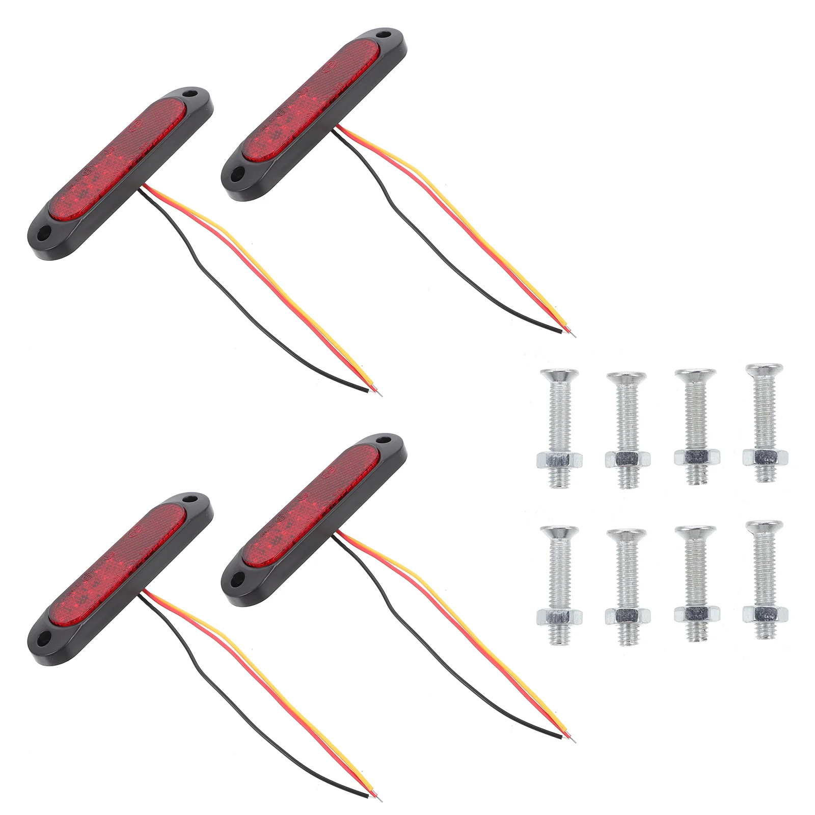 

4 Sets Creative Practical Warning Trailer Turn Car Tail