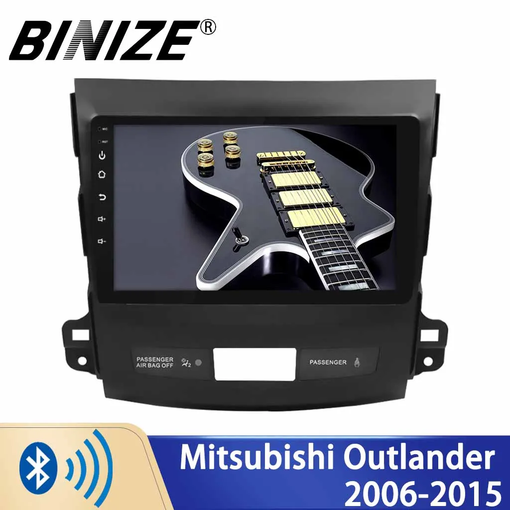 

Мультимедийная магнитола Binize, автомобильный видеоплеер 9 ", с GPS Навигатором, для Mitsubishi Outlander 2006-2015