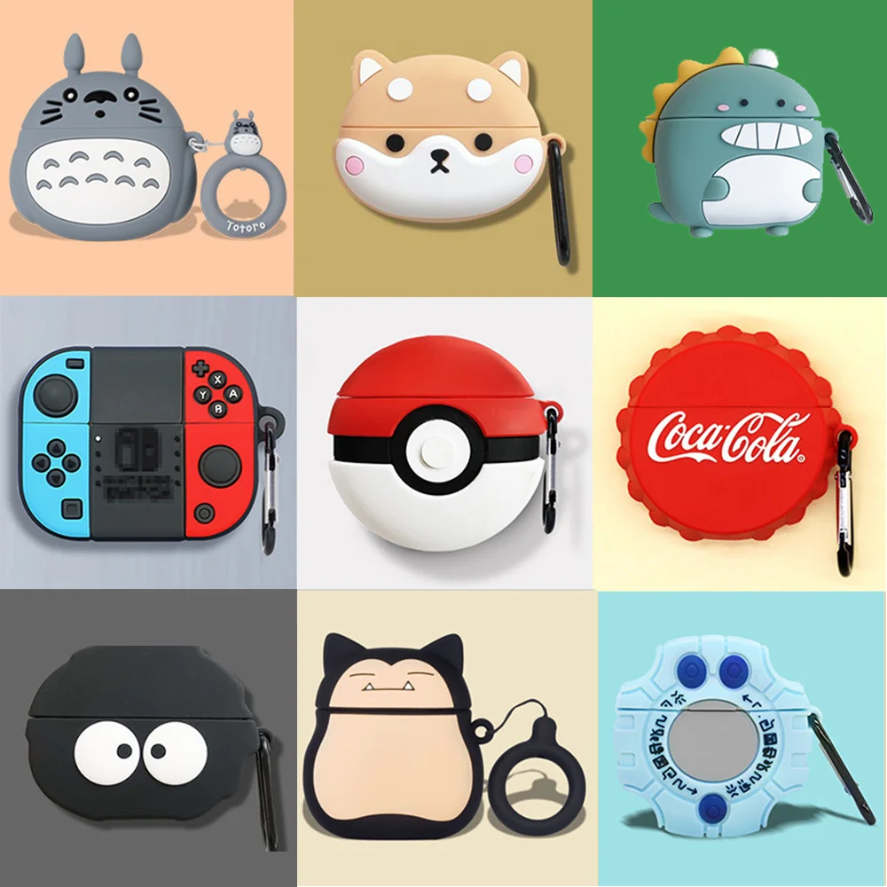 

3D Cute Cartoon Cases For Huawei Freebuds 4 4i Wireless Headset Soft Silicone Case For Freebuds 4i 4 Protective Cover Funda Capa