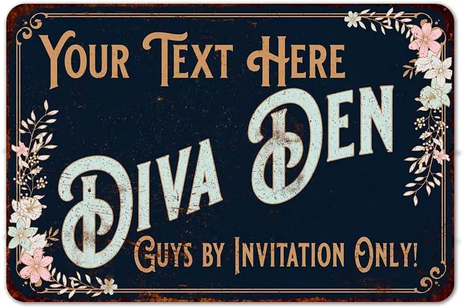 

Personalized artistic sign