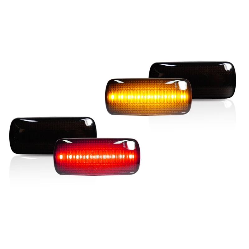 

Передние янтарные задние красные светодиодные боковые габаритные фонари Dually Bed Fender габаритные фонари для 2010-2018 Dodge RAM 2500HD и 3500HD с двойным колесом
