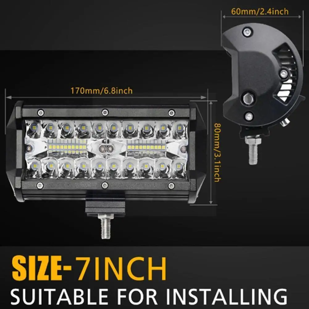 

Светодиодный рабочий светильник, белый, 6000 К, лм