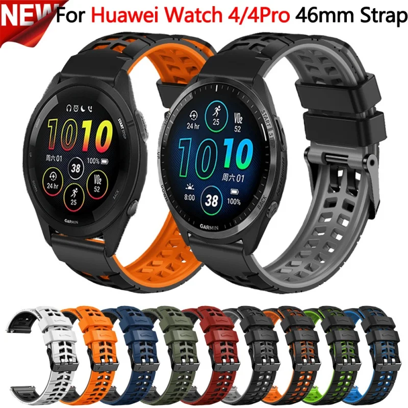 

Ремешок для часов Huawei Watch 4 4pro, силиконовый браслет для смарт-часов, 22 мм