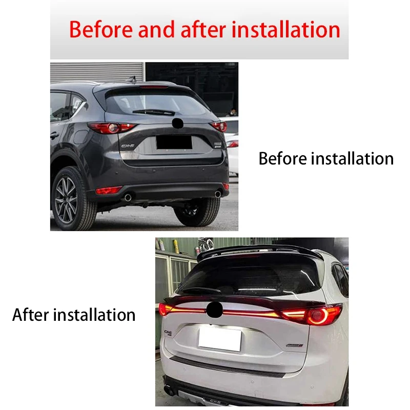 2 шт. светодиодный отражатель для Mazda CX-5 CX5 2017-2020 автомобильный задний фонарь