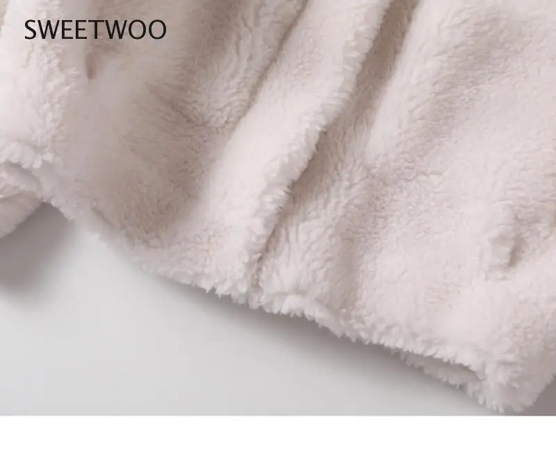 Real Fur Coat High Quality Australian Womens Wool Coats Thick Warm Elegant Loose Large Size Short Outwear Winter Coat for Women