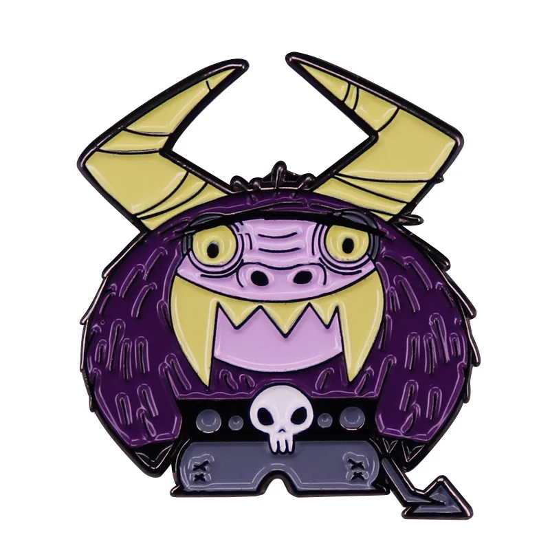 

B0428 Purple Monster Enamel Pin Badges Lapel Pins for Backpacks Brooches for Clothing Anime Metal Pins Jewelry Accessories