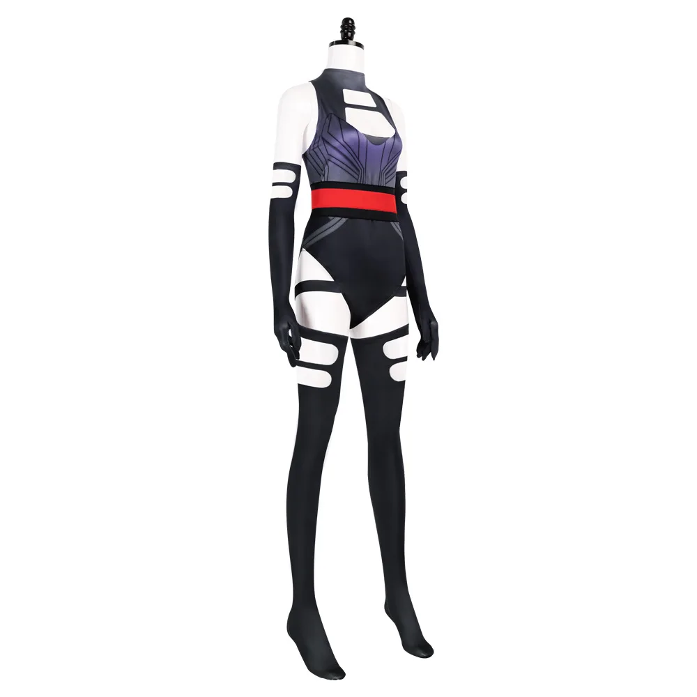 Костюм для косплея Rivals Psylocke комбинезон боди женщин костюм Хэллоуина карнавала