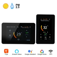 Tuya Smart WiFi Thermostat Water Heating Electric Floor Heating Room Temperature Controller Humidity Sensor Alexa Google Home