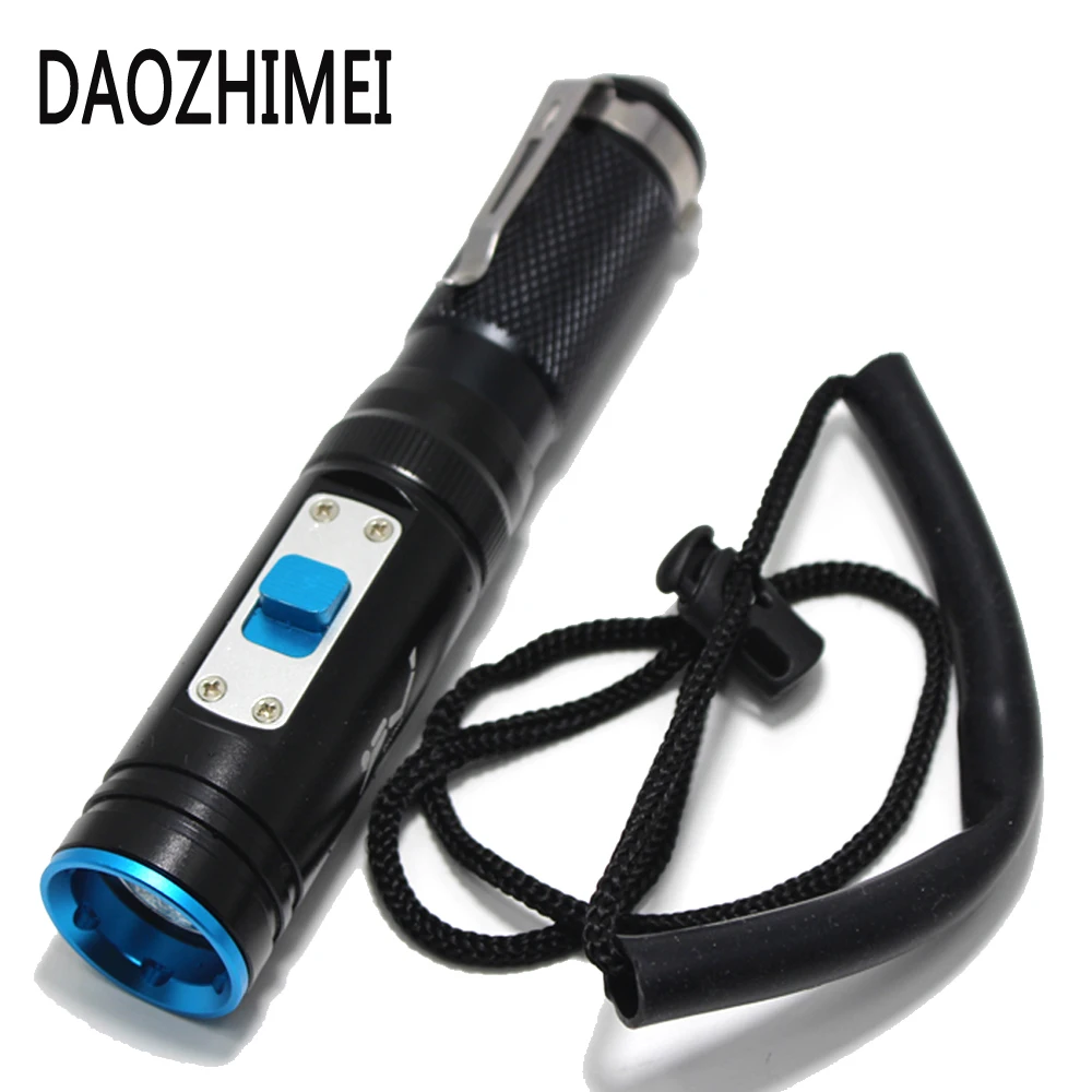 

5000 Lumen XM-L L2 LED diving 18650 flashlight torch Light brightness waterproof 100m white light led Tactical torch