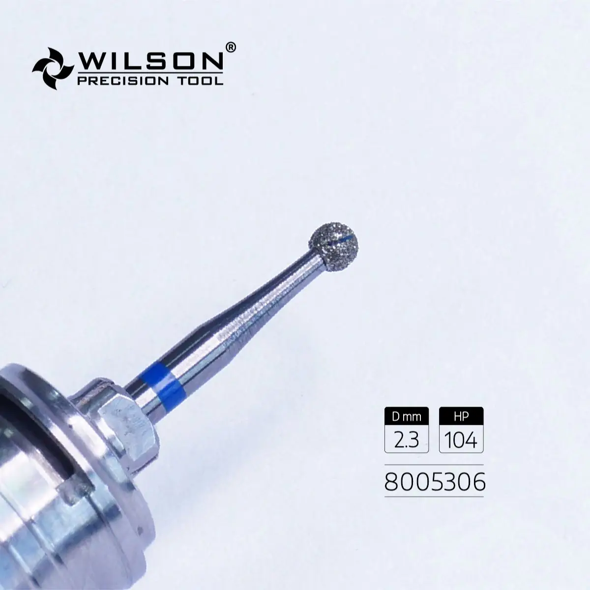 8005306 2.3mm Ball Shape With Cooling Groove Multi-Functional High Wearing Feature Well Sun Dental Diamond Bits Dental Bur