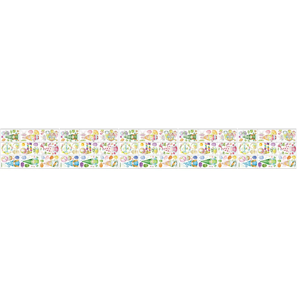 

5 Sets Decorative Easter Window Clings Easter Decorations Easter Stickers Decor Party Window Sticker