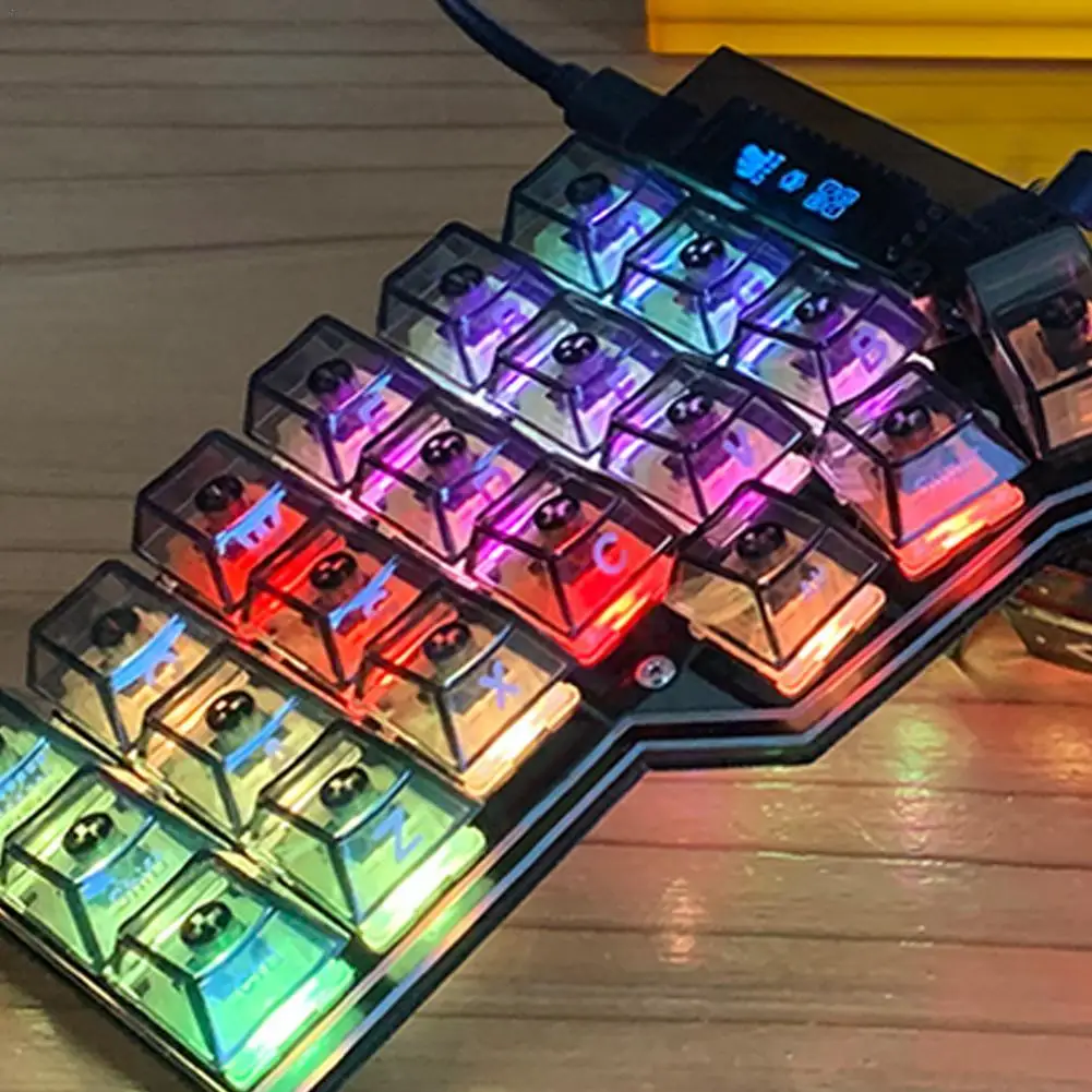 Акриловый чехол для экрана Corne V3.0.1 разделенная клавиатура сэндвич трехслойный