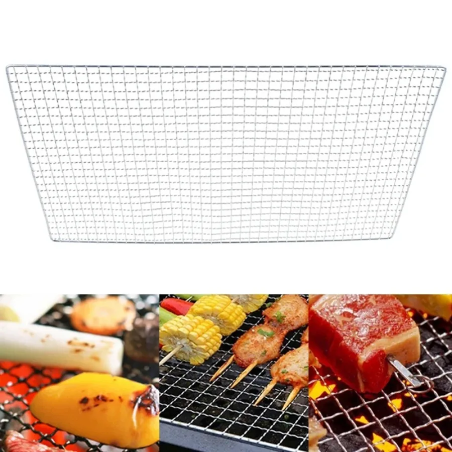 Подставка для барбекю многоразовый антипригарный коврик из проволочной сетки