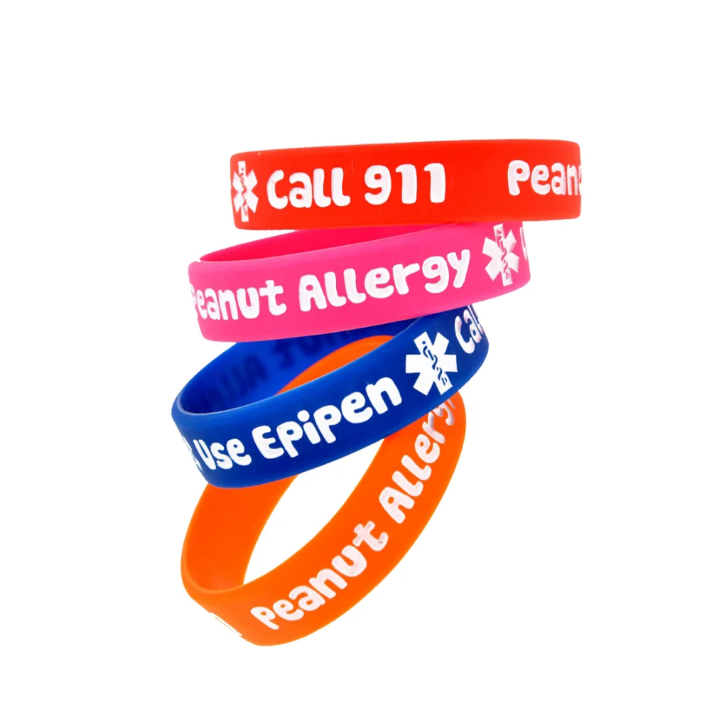 

4 Pcs Kid Bracelet Bracelets Child Wrist Leashes Toddlers Silicone Wristband PVC Jewelry