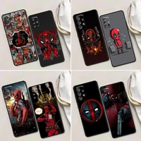 phone case for samsung galaxy a32 a33 a31 a23 a22 a21s a13 a12 a11 a03 a02 01 5g silicone cases cover deadpool marvel avengers