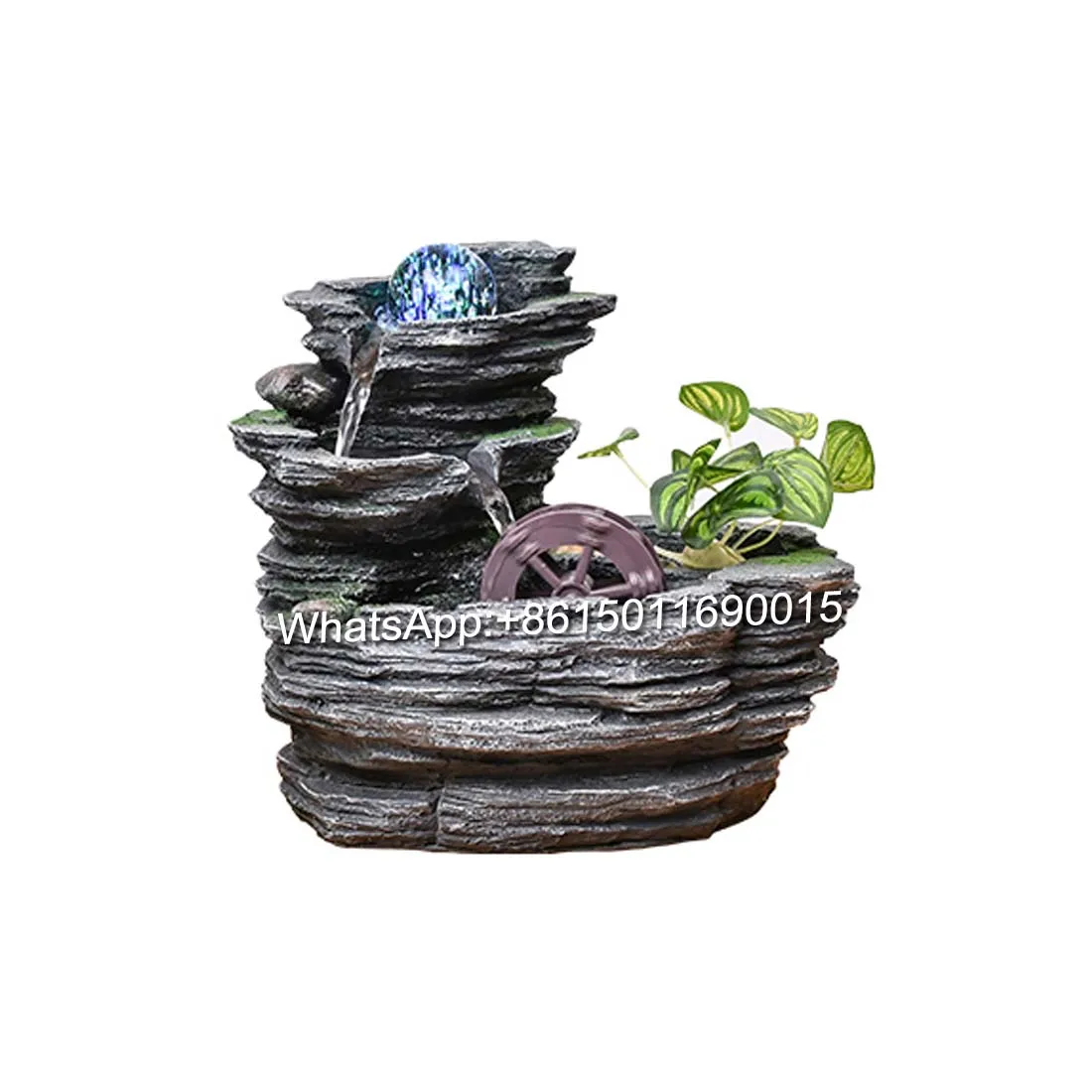 Декоративный фэн-шуй фонтан Рокери комнатный Настольный небольшой питьевой