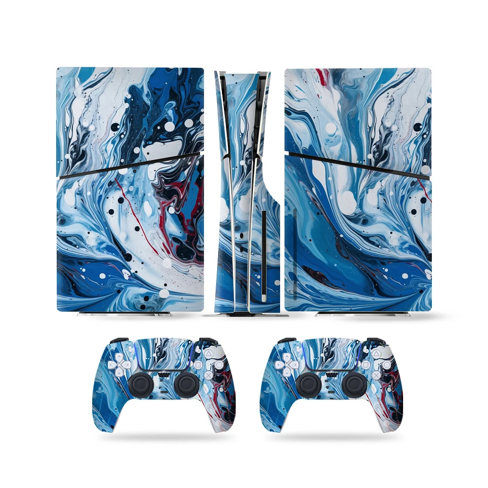 Кожаный стикер для консоли PS5