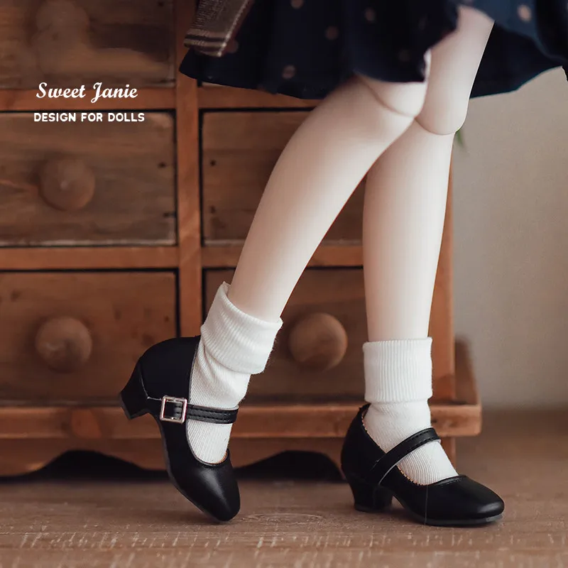 BJD Doll Shoes for 1/6 1/4 1/3 BJD MSD MDD YOSD GL Doll Vintage High Heels Doll Accessories Doll Toy Gift