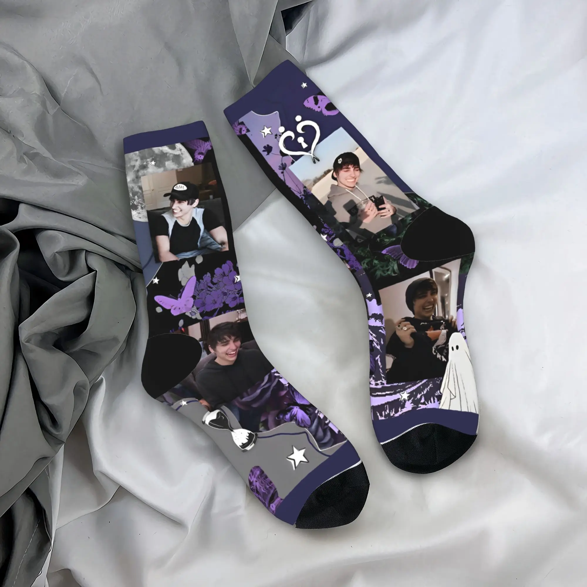 Осенне-зимние забавные мужские и женские носки Sam and Colby XPLR нескользящие для
