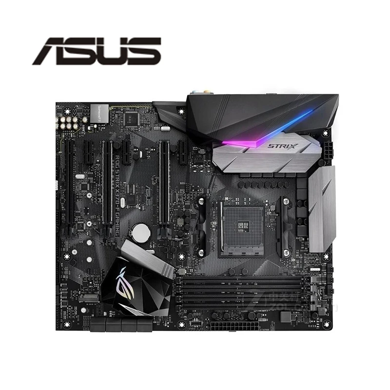 

Игровая материнская плата ASUS ROG STRIX, оригинальная десктопная материнская плата AM4 DDR4 для AMD X370 X370M, б/у материнская плата