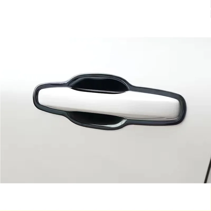 Декоративные блестки для дверной ручки автомобиля, защитный чехол, хромированная наклейка из нержавеющей стали для Volvo xc60 xc90 s90 v90