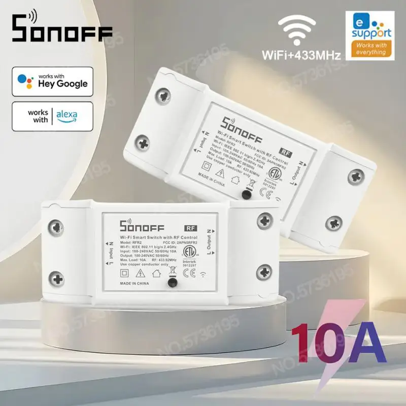 Беспроводной Выключатель SONOFF RF R2 с Wi-Fi и управлением через приложение