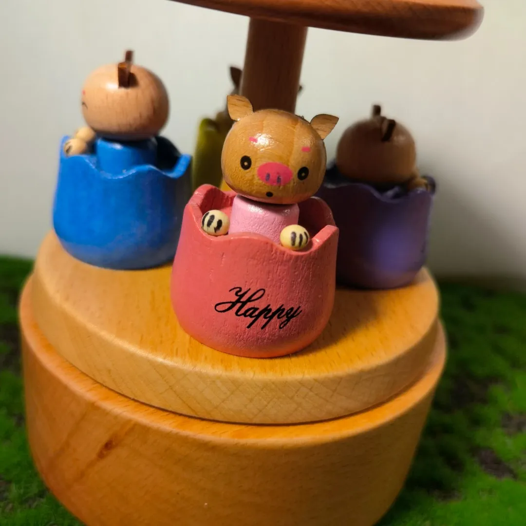 Деревянная музыкальная шкатулка сделай сам подарок на день рождения Рождество