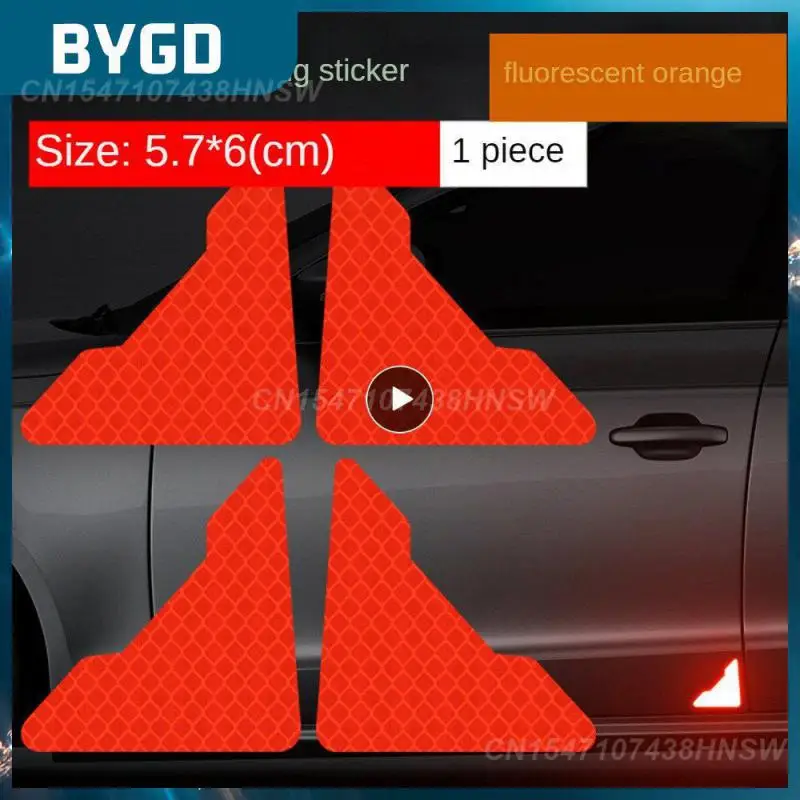 

Прочный угловой защитный угол для передней и задней двери автомобиля, угол 90 градусов, наклейка против царапин, солнцезащитный, высокая яркость, высокая видимость