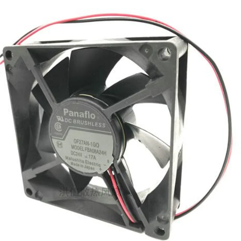 Оригинальный 2-проводной охлаждающий вентилятор Panaflo FBA08A24H 80*80*25 24 В 0 17 А |