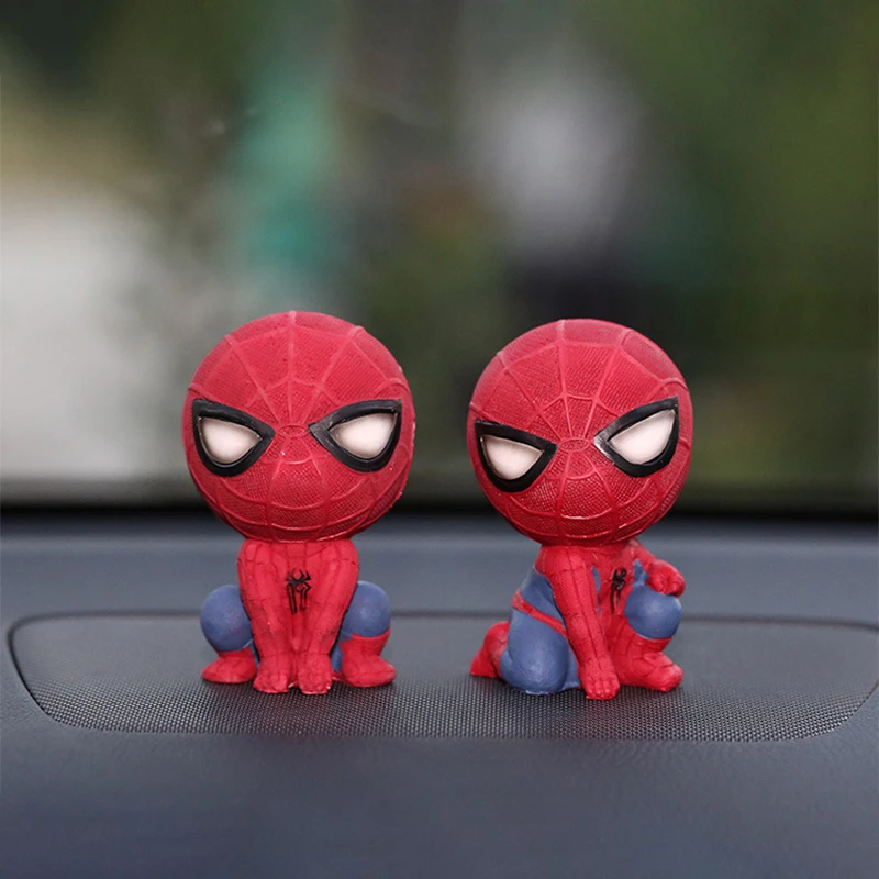 Экшн-фигурка Marvel Человек-паук Bobblehead Q Version милые настольные украшения украшение