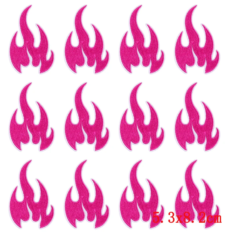 10 шт./партия нашивки с вышивкой в виде РОЗОВОГО СЕРДЦА и букв