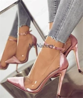 2022 new shoes for women sexy ankle strap pointed toe stiletto pumps high heels club party shoes handmade to order size 34 45