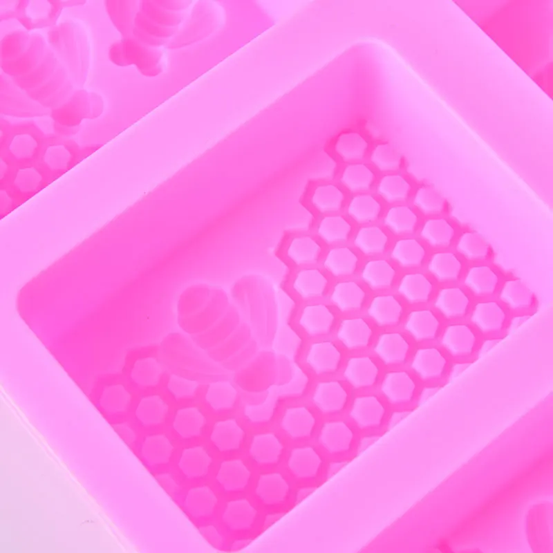 1 шт. силиконовая форма для мыла в виде пчелы