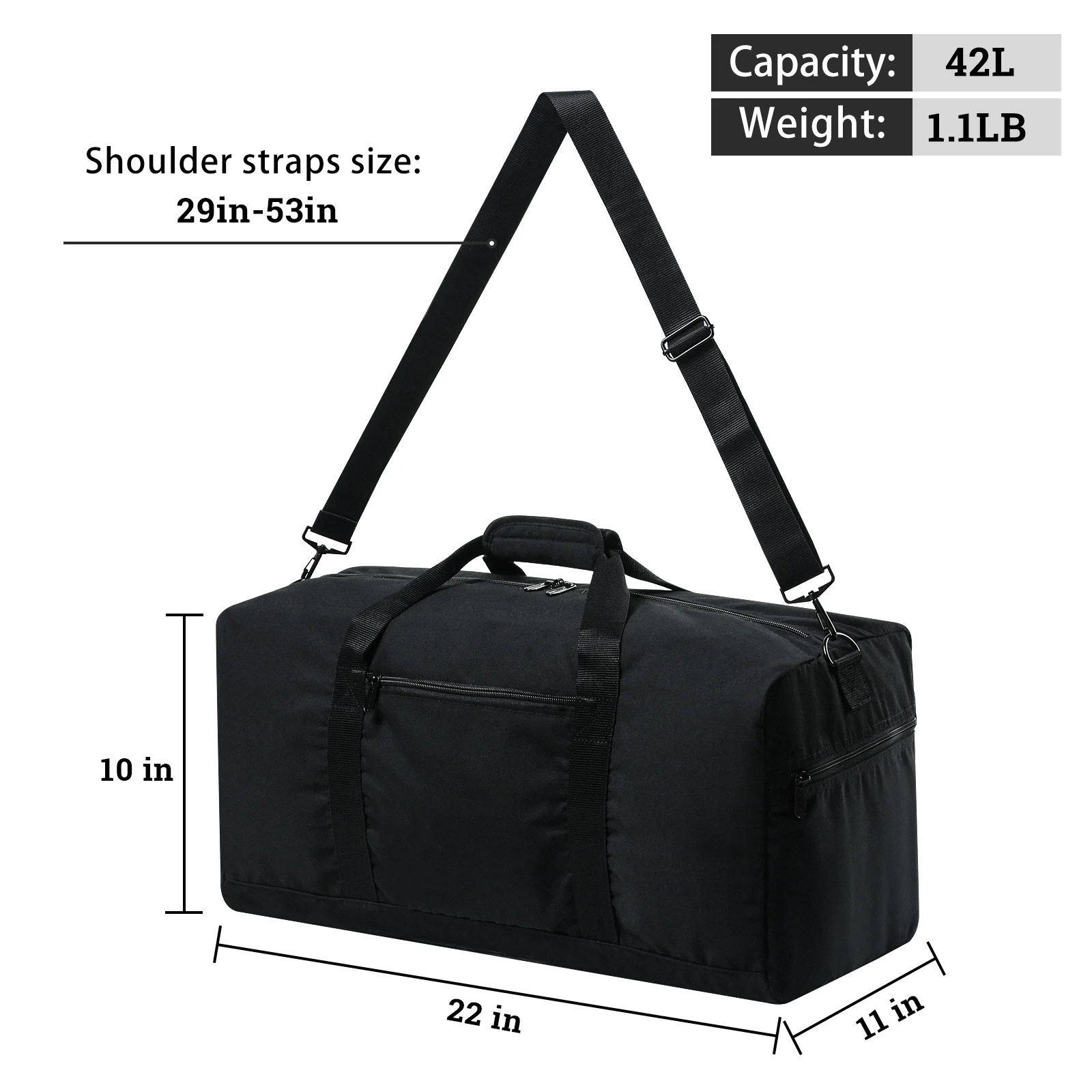 Men Gym Bags for Fitness Training Outdoor Travel Sport  Handbag Multifunction 22 Inch Waterproof Foldable Duffe Luggage iFARADAY