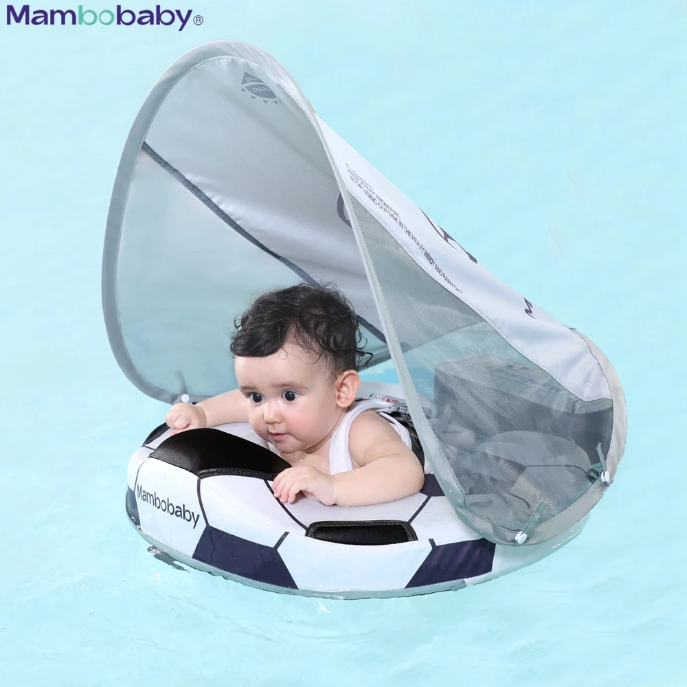 

Mambobaby Baby Float Lying Swimming Rings Infant Waist Swim Ring Toddler Swim Trainer Non-inflatable Buoy Pool Accessories Toys