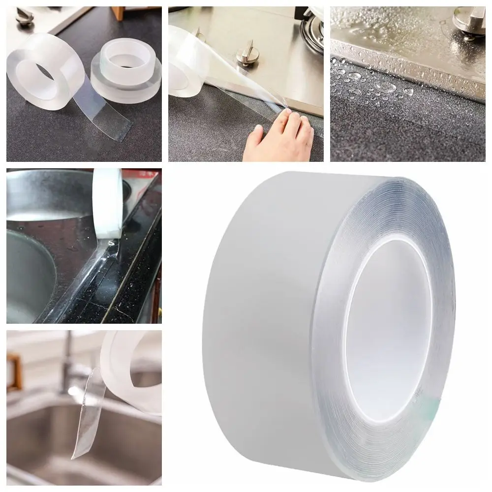 

Dust-proof Clear Mould Proof Gap Sticker Sealant Tape Waterproof Mildewproof Kitchen Corner Acrylic Adhesive
