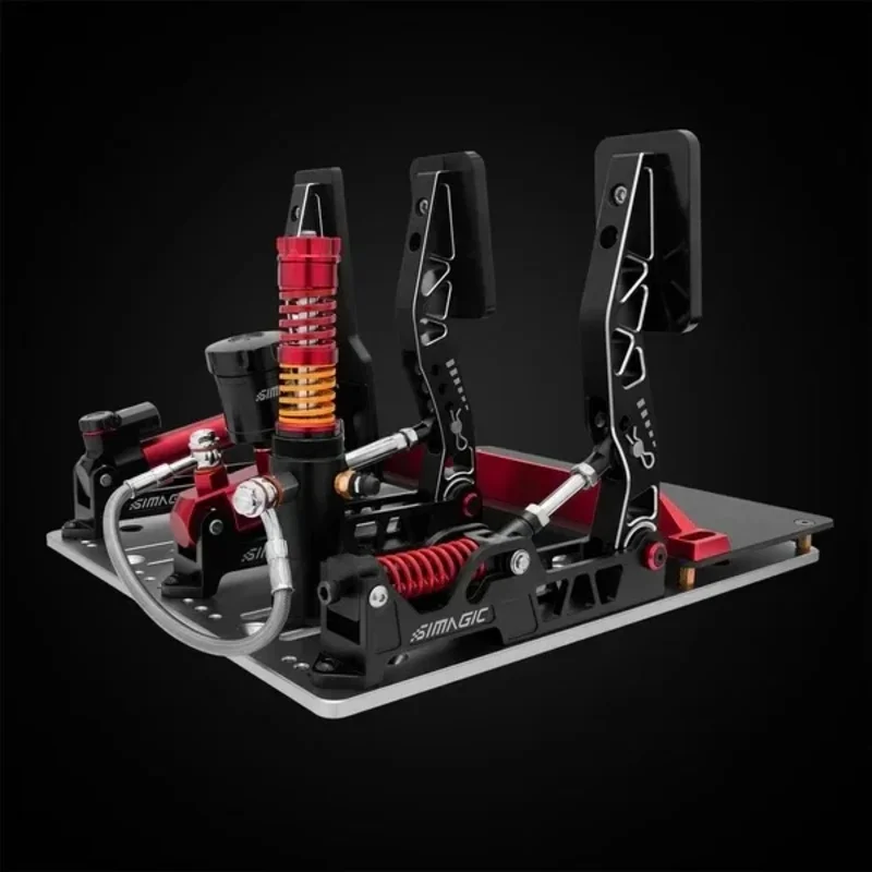 Фото Simagic C-P2000 P2000-R P2000-RF Педали 100 кг/200 кг Обработка вогнутой против MOZA Racing Педаль сцепления SR-P Lite №5