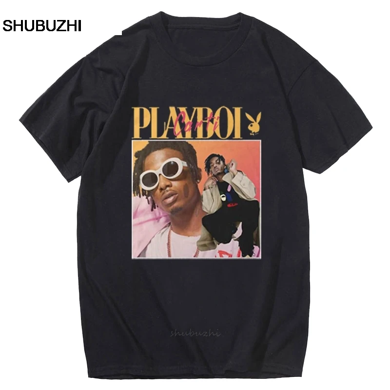 

High Quality Vintage Playboi Carti Vintage 90s Merchandise Print Men T Shirt O-neck Casual Cotton T-shirt Man Woman Tees Tops