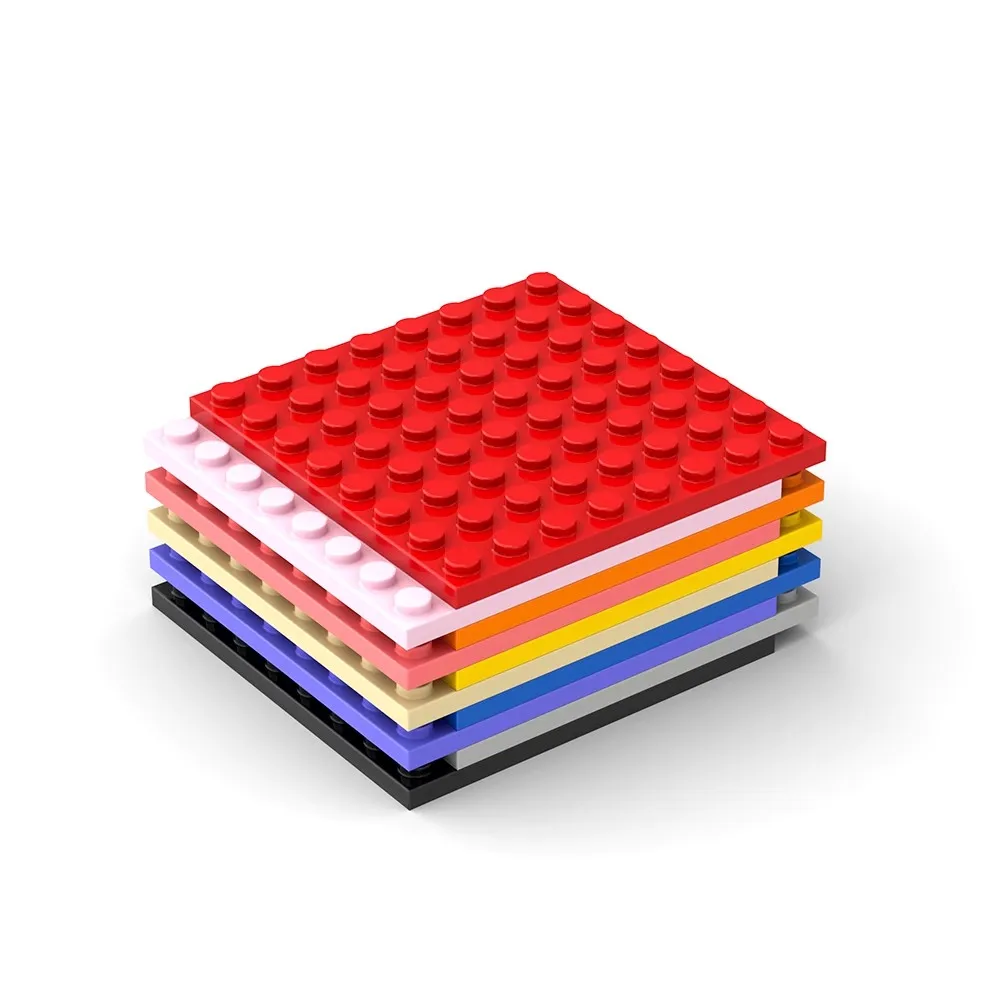 20 шт. детали MOC 41539 42534 пластина 8x8 Совместимые Кирпичи сборные строительные блоки