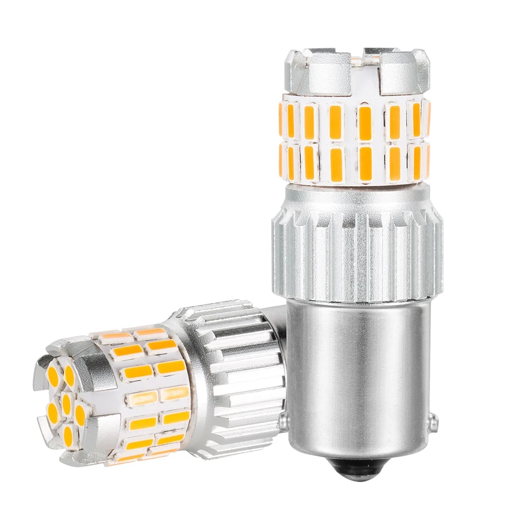 2x1156 BA15S 7506 желтая лампа желтого цвета для автомобиля
