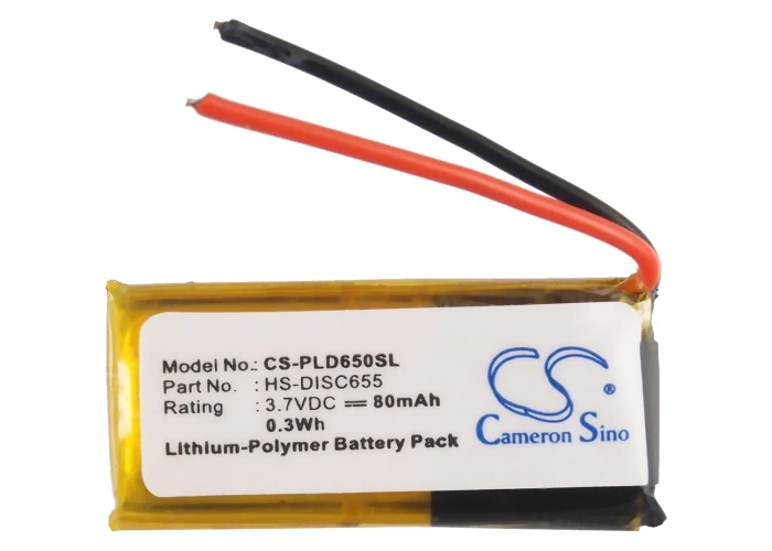 

CS 80mAh Battery For Plantronics 68400-61 71890-61 73667-01 74422-01 75210-01 75660-61 76250-01 76300-01 AHB351045