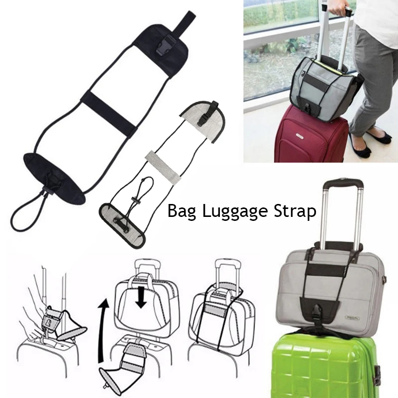 

Эластичный ремешок для багажа, регулируемый ремешок на колесиках для путешествий