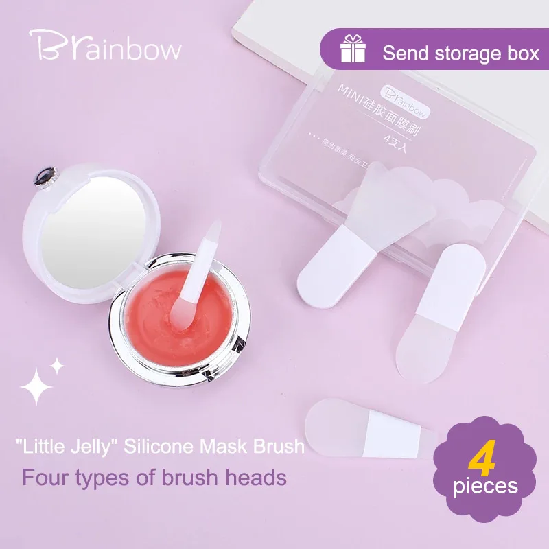 

Brainbow 4 шт., силиконовая мини-маска для лица