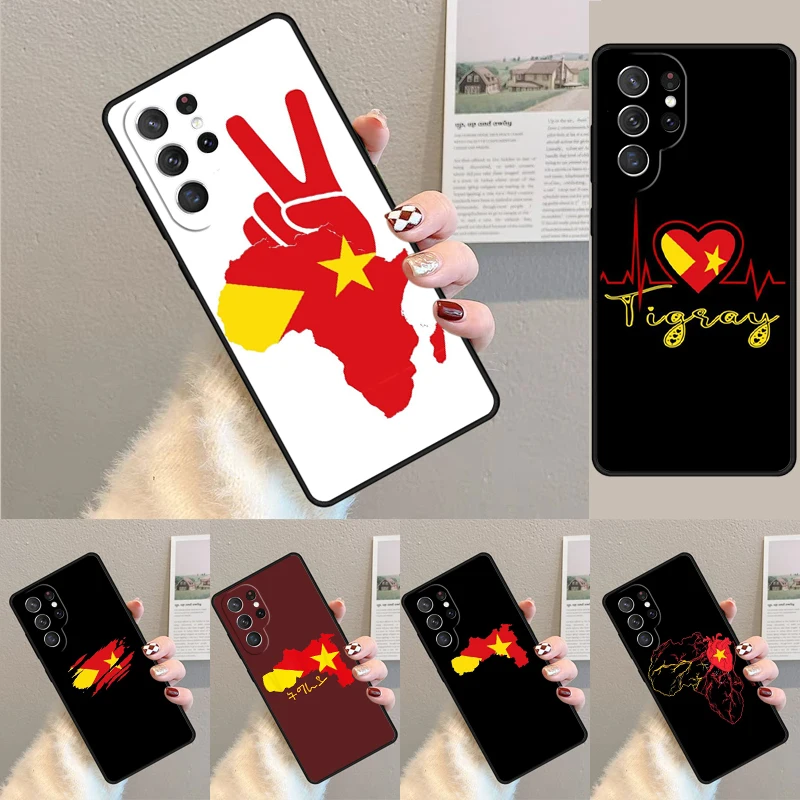 Чехол для телефона из ТПУ с флагом Тигрей для Samsung Galaxy Note 10 Pro S26 S25 S24 S23 S22 Ultra Plus S21 FE S20, противоударный чехол (art.: 3920d9aaa7728) - 3920d9aaa7728