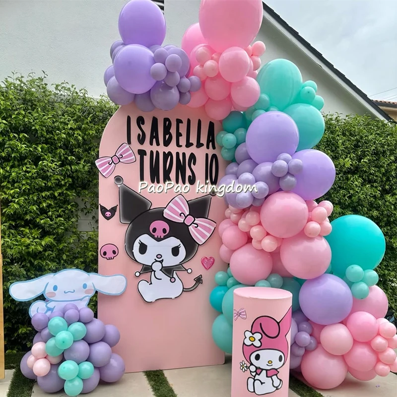 Милый Cinnamoroll Kuromi My Melody аниме Kawaii арочная гирлянда детские принадлежности для дня рождения подарки для детского душа украшения (art.: 3920d22f8a3ca) - 3920d22f8a3ca