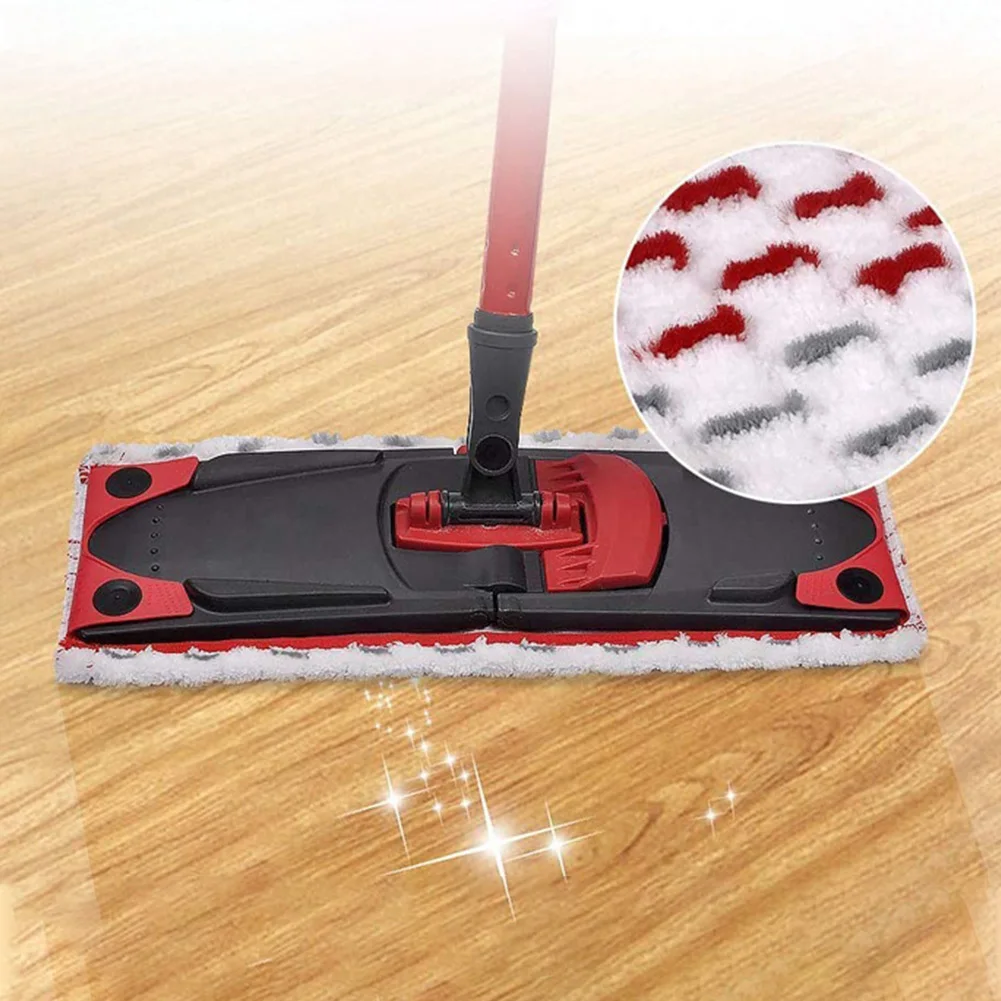 

3pcs Flat Spin Home Floor Bathroom Cleaning Reusable Microfibre Cloth Washable Mop Pads Accessories Kitchen For Vileda UltraMax