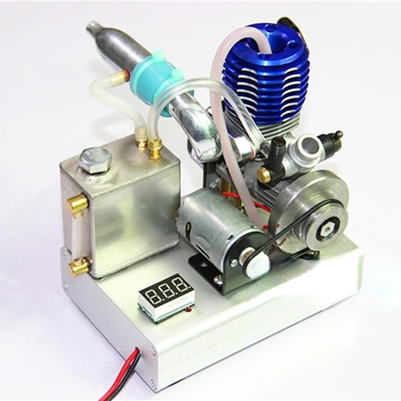 

Модифицированный бензиновый двигатель 12 В, модель двухтактного метанолового двигателя, модифицированный двигатель внутреннего сгорания, ...